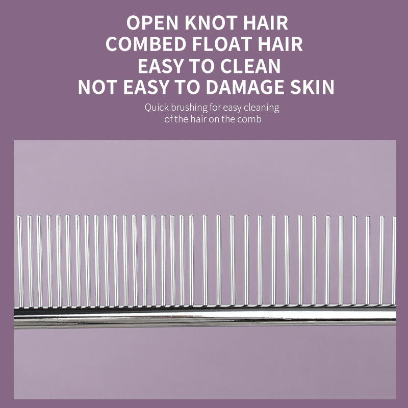 Pet Grooming Comb Set for Tangles and Nail Trimming