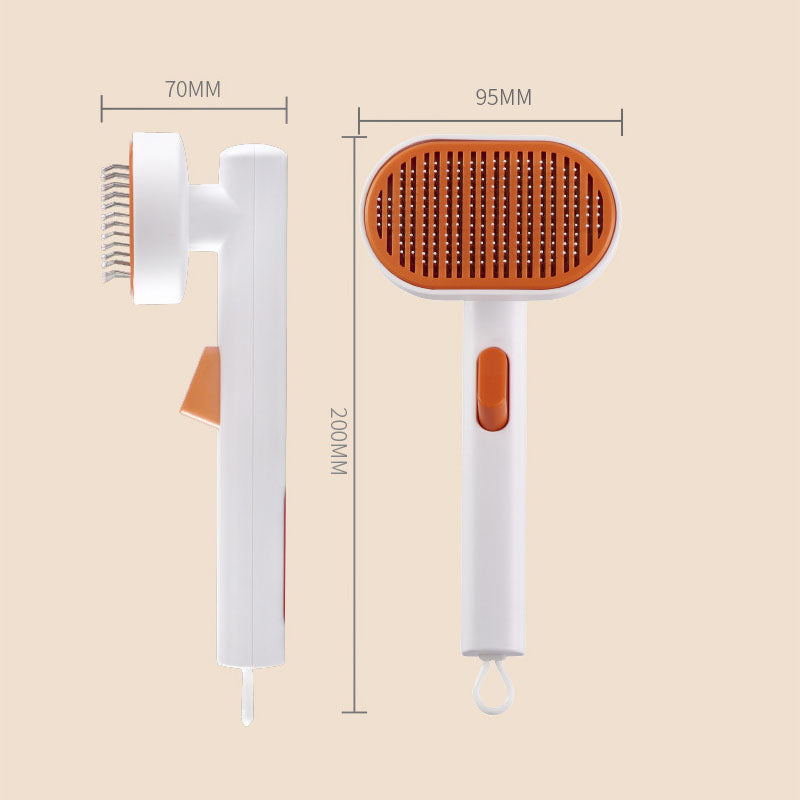 Pet Grooming Brush for Gentle Daily Shedding Control