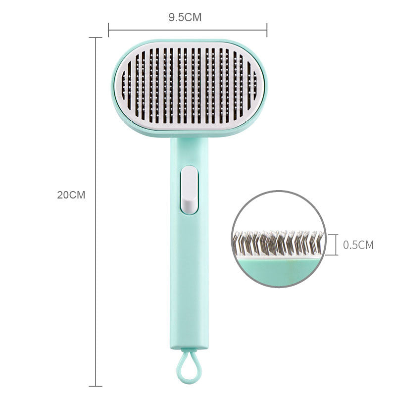 Pet Grooming Brush for Gentle Daily Shedding Control