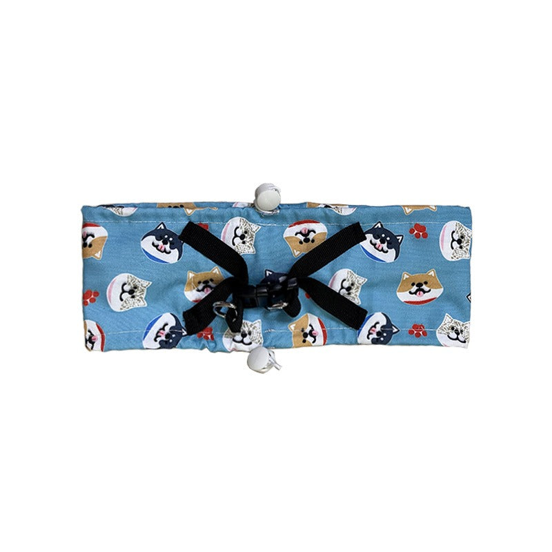Adjustable Dog Cooling Scarf for Comfortable Summer Walks