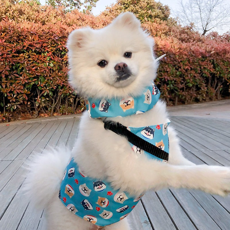 Adjustable Dog Cooling Scarf for Comfortable Summer Walks
