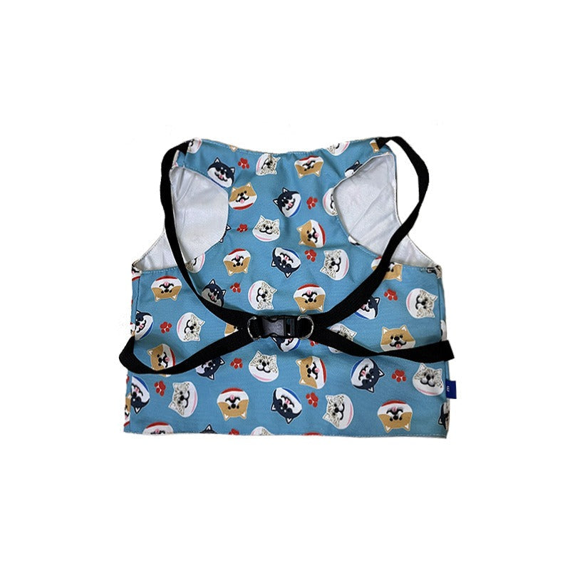 Adjustable Dog Cooling Scarf for Comfortable Summer Walks
