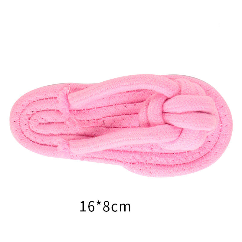 Cotton Knot Dog Toys for Interactive Tug & Chew Play