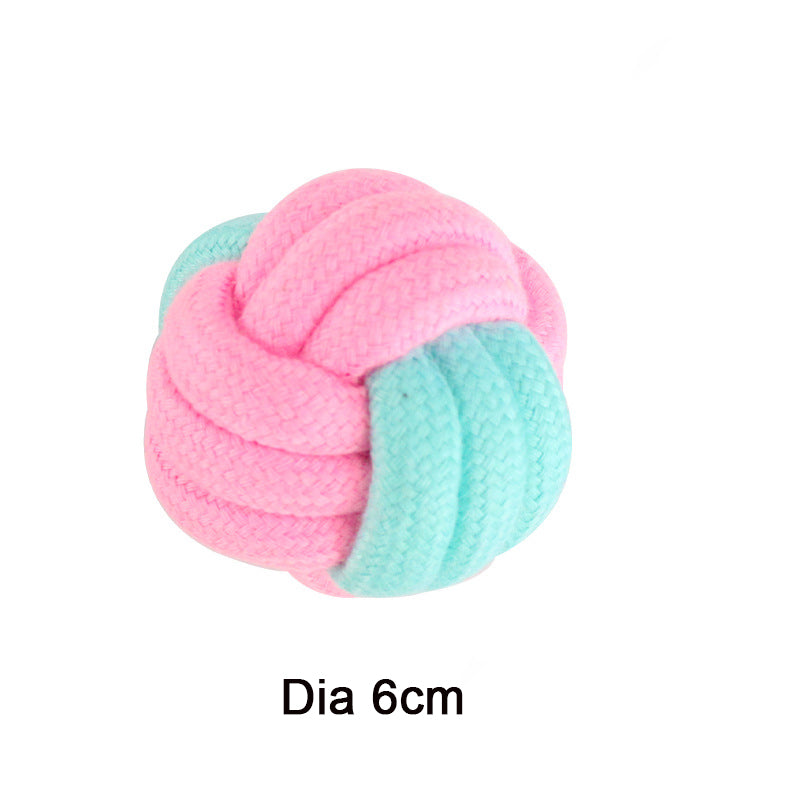 Cotton Knot Dog Toys for Interactive Tug & Chew Play