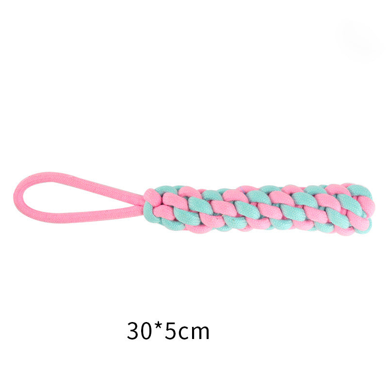 Cotton Knot Dog Toys for Interactive Tug & Chew Play
