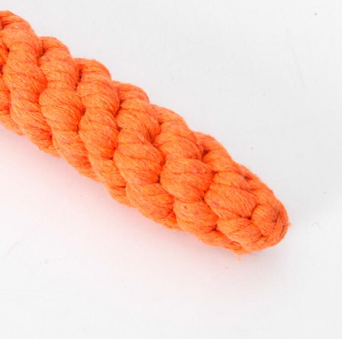 Cotton Rope Carrot Dog Toy for Chewing, Tugging & Fun
