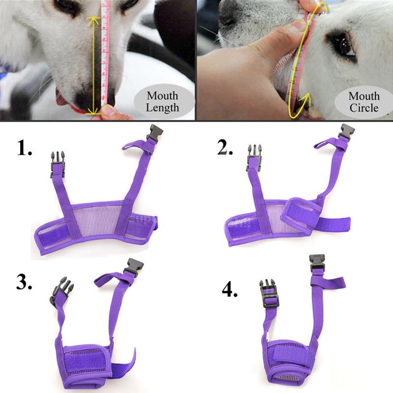 Adjustable Breathable Dog Muzzle That Stops Biting