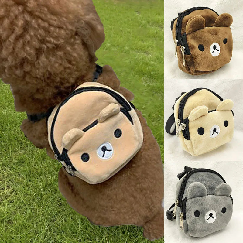 Teddy Bear Pet Backpack for Small Dogs & Puppies