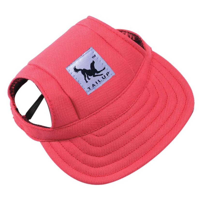 Small Dog Sun Hat: Breathable Canvas Visor Cap for Walks