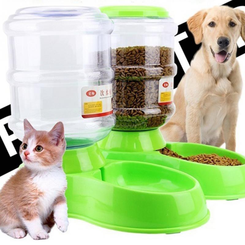 Automatic Pet Feeder & Water Dispenser, 3.5L Reservoir