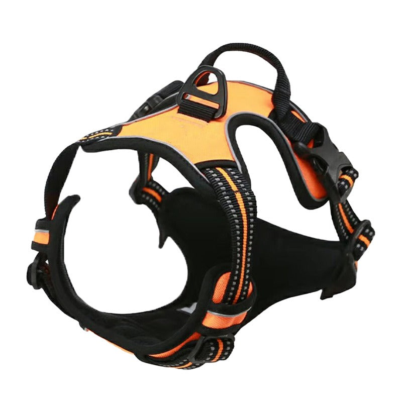 Adjustable Dog Vest Harness for Secure Reflective Walks