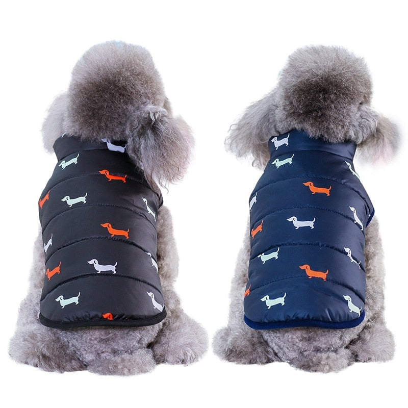 Small Dog Winter Jacket Vest for Warm, Cozy Walks