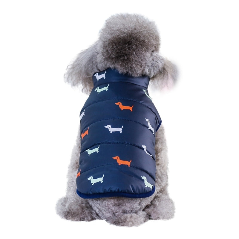 Small Dog Winter Jacket Vest for Warm, Cozy Walks