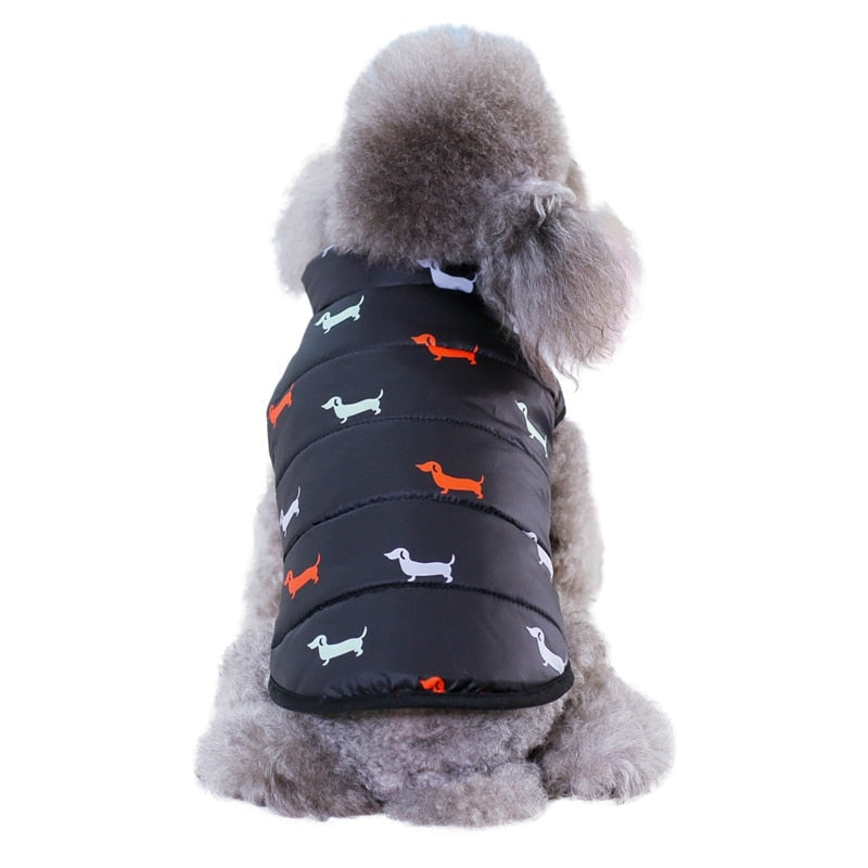 Small Dog Winter Jacket Vest for Warm, Cozy Walks