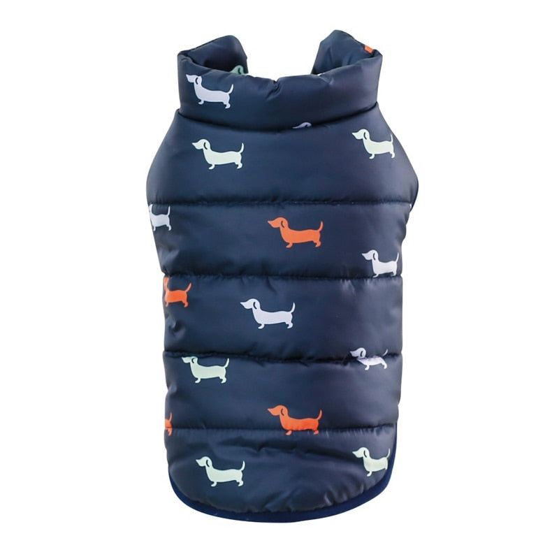 Small Dog Winter Jacket Vest for Warm, Cozy Walks