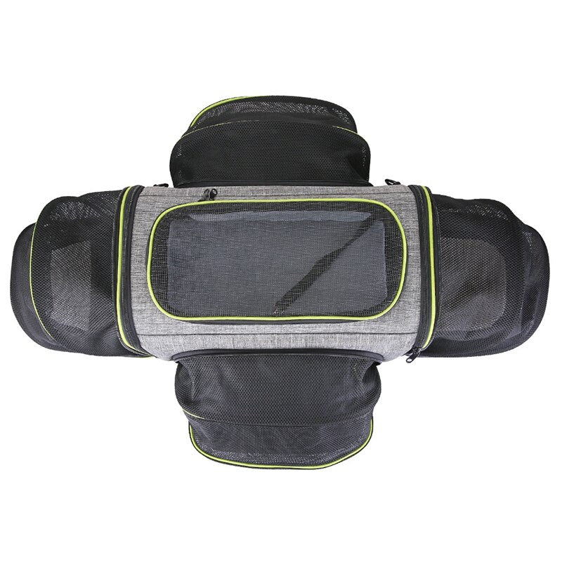 Expandable Pet Carrier Backpack for Cats & Small Dogs