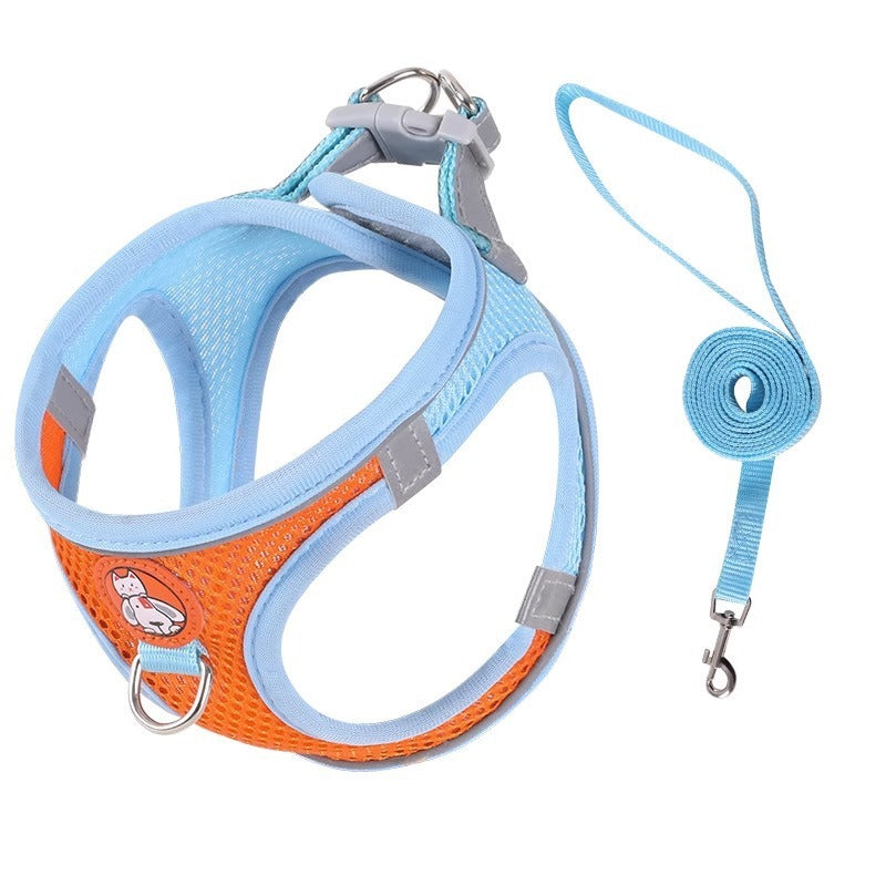 No-Pull Chest Harness for Cats & Small Dogs, Reflective
