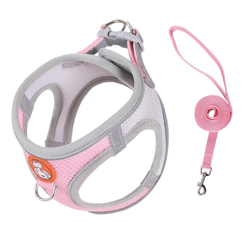 No-Pull Chest Harness for Cats & Small Dogs, Reflective