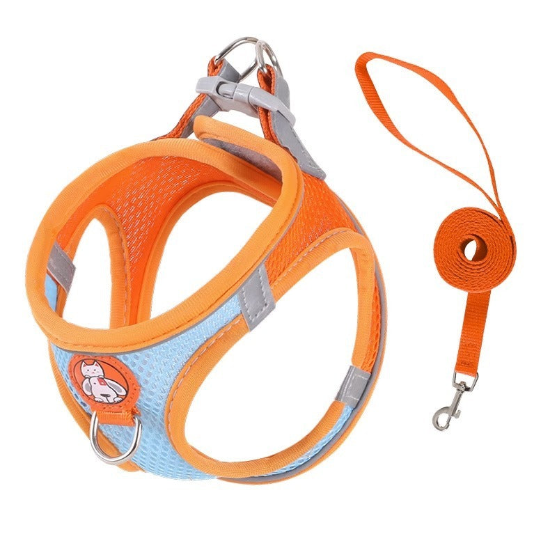 No-Pull Chest Harness for Cats & Small Dogs, Reflective