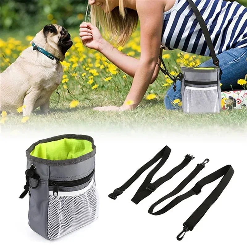 Dog Treat Pouch With Hands-Free Walking Storage Bag