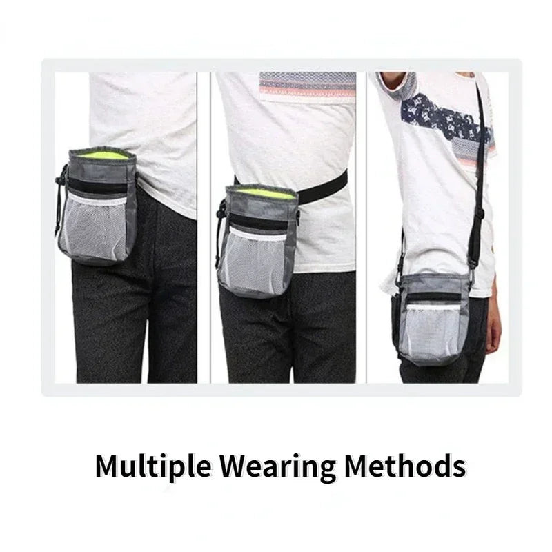 Dog Treat Pouch With Hands-Free Walking Storage Bag