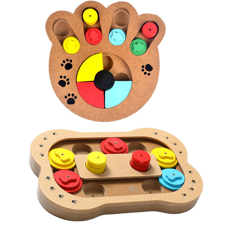 Dog Puzzle Toy Bone Slow Feeder for Boredom Relief