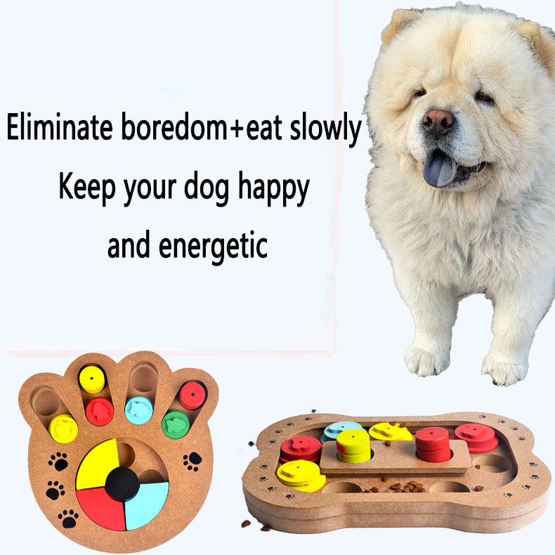 Dog Puzzle Toy Bone Slow Feeder for Boredom Relief