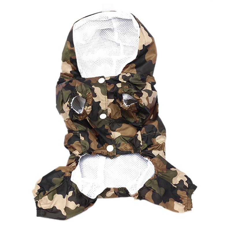 Waterproof Dog Raincoat with Hood & Reflective Strip