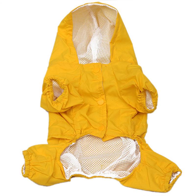 Waterproof Dog Raincoat with Hood & Reflective Strip