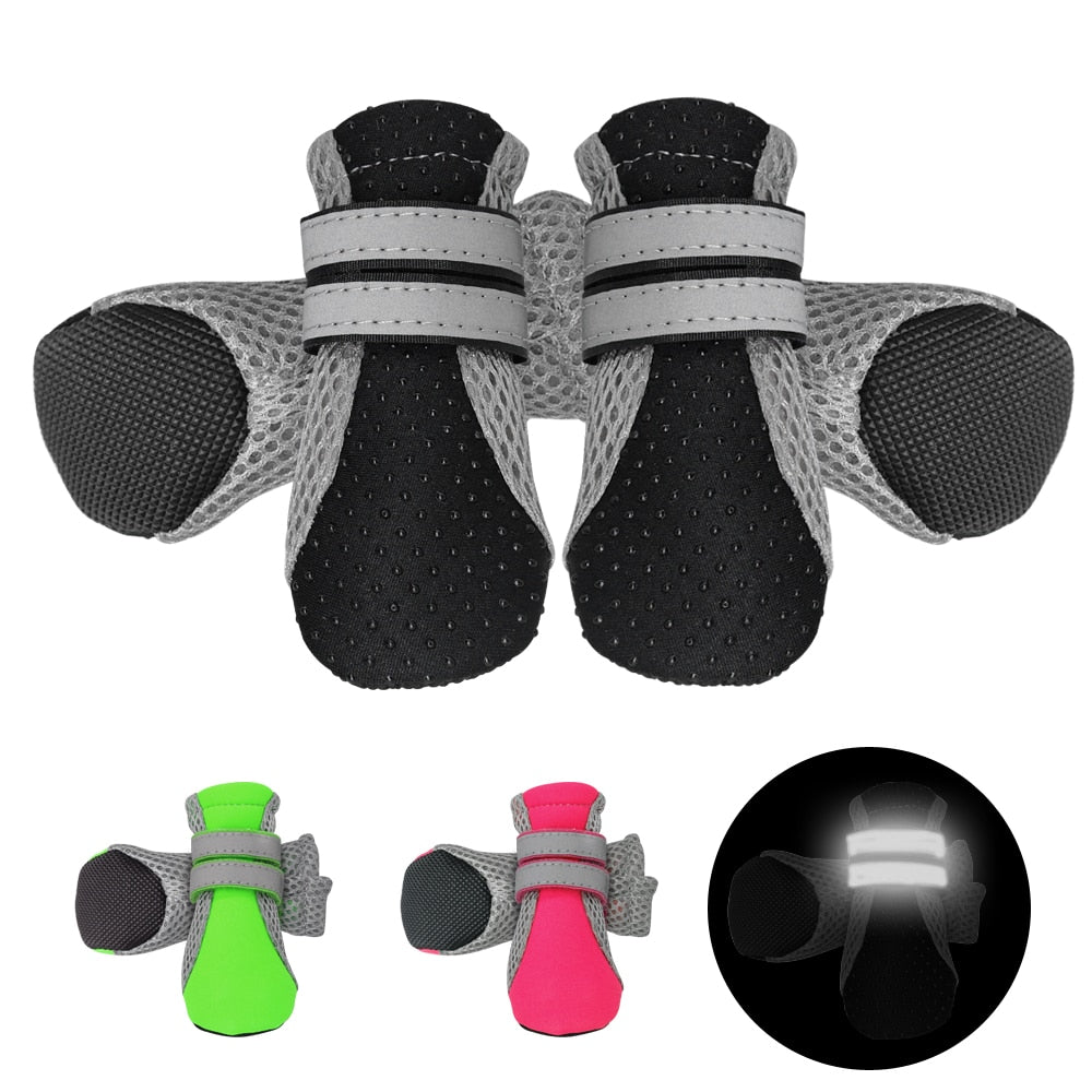 Small Dog Shoes With Anti-Skid Grip for Rainy Walks