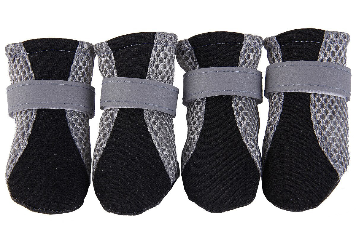 Small Dog Shoes With Anti-Skid Grip for Rainy Walks