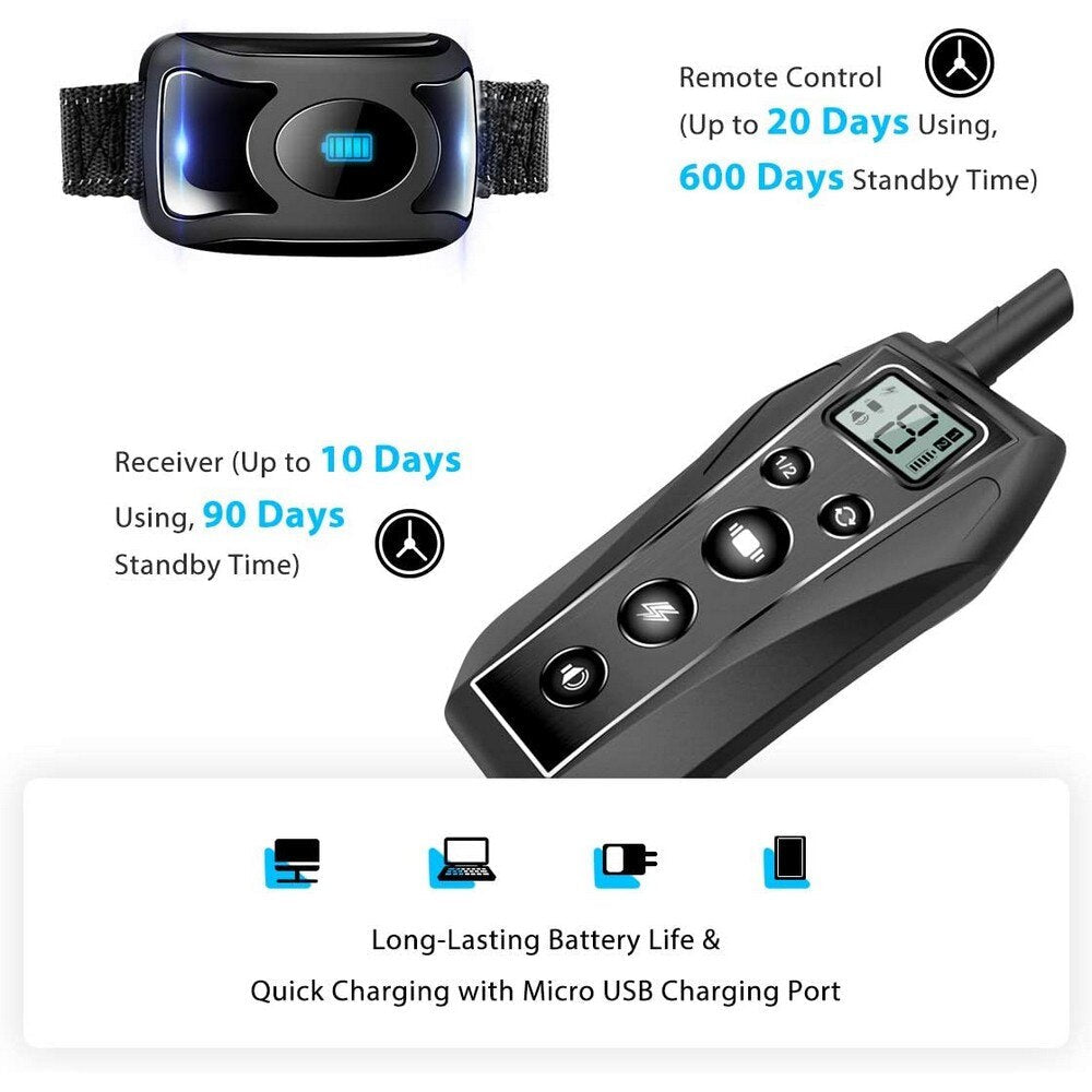 Remote Dog Training Collar With Multi-Mode Control