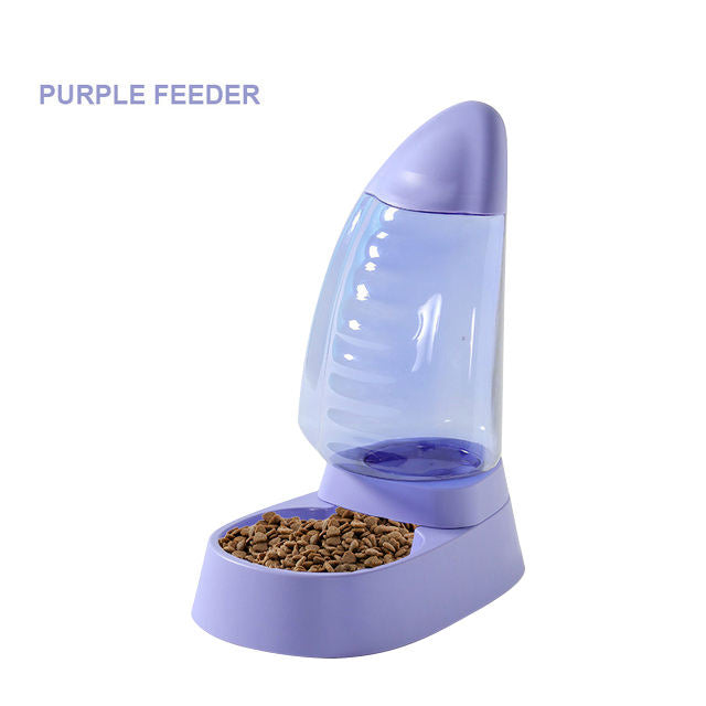 3.4L Pet Water Bowl & Food Dispenser for Short Trips
