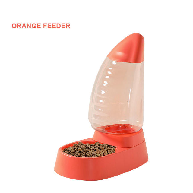 3.4L Pet Water Bowl & Food Dispenser for Short Trips