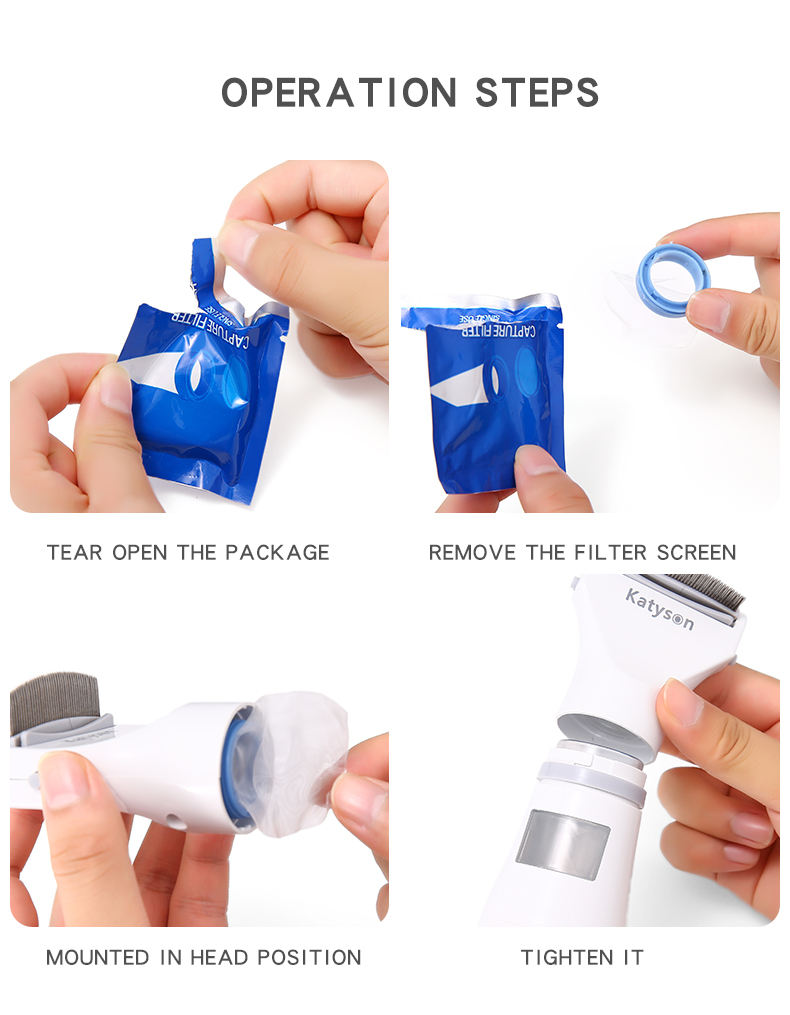 Electric Flea Comb for Gentle At-Home Pet Grooming