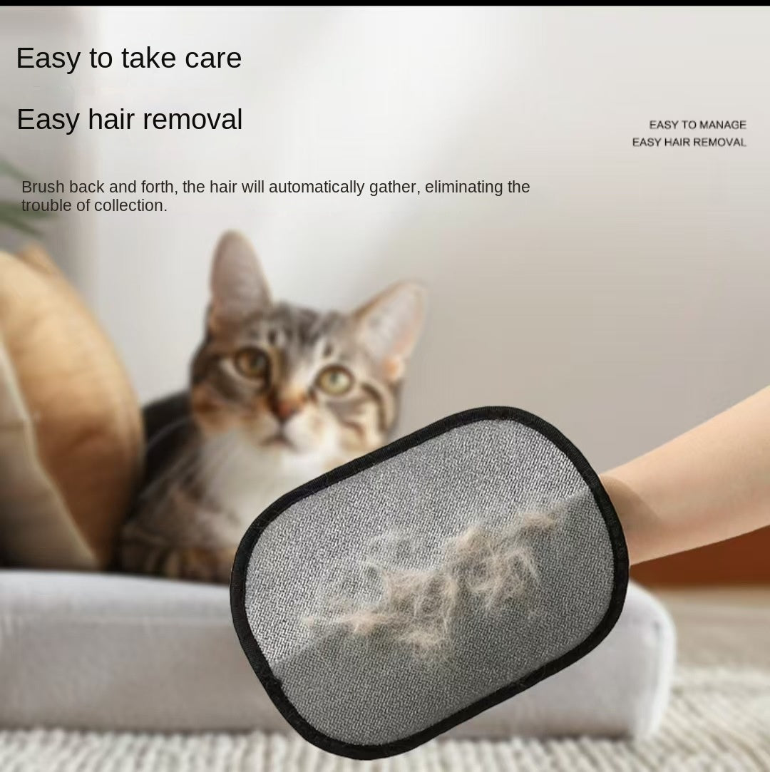 Pet Hair Removal Glove for Cats & Dogs | Two-Way Brush