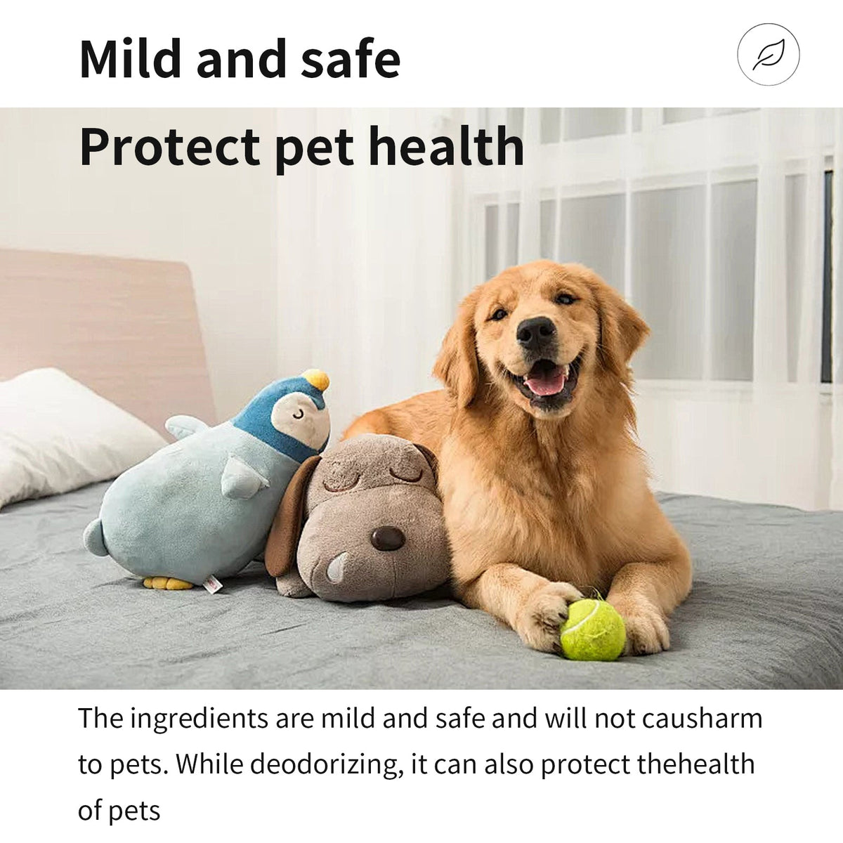 Pet Fabric Deodorizer Spray for Fresh, Clean Indoor Air