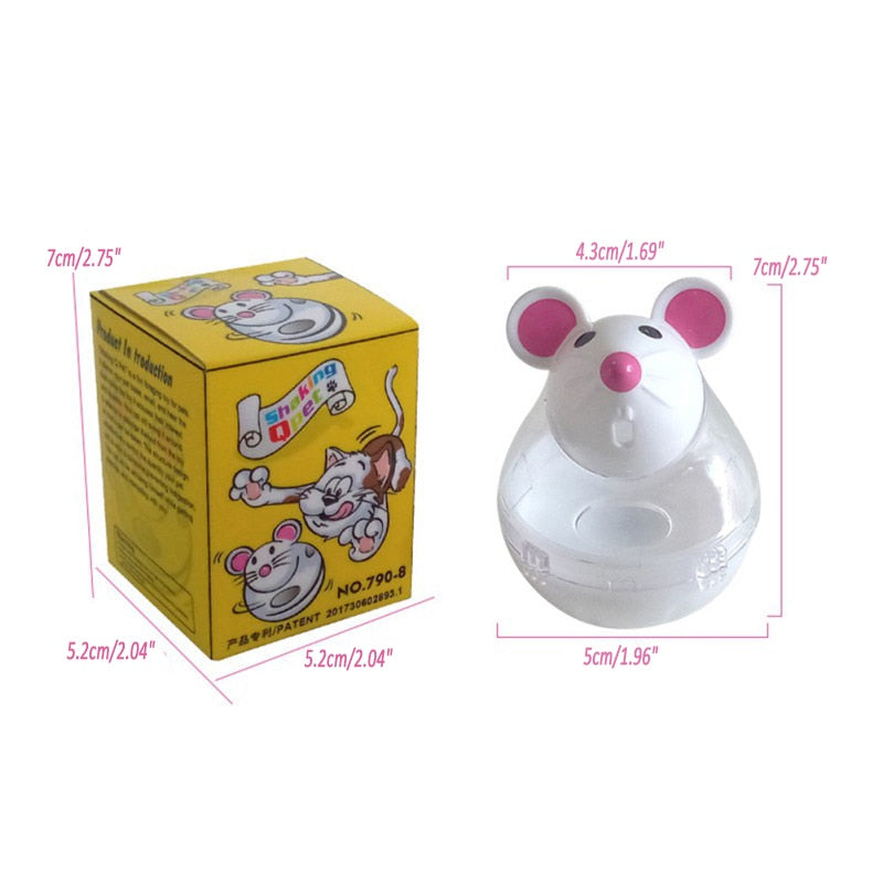 Automatic Cat Treat Dispenser Toy for Indoor Enrichment