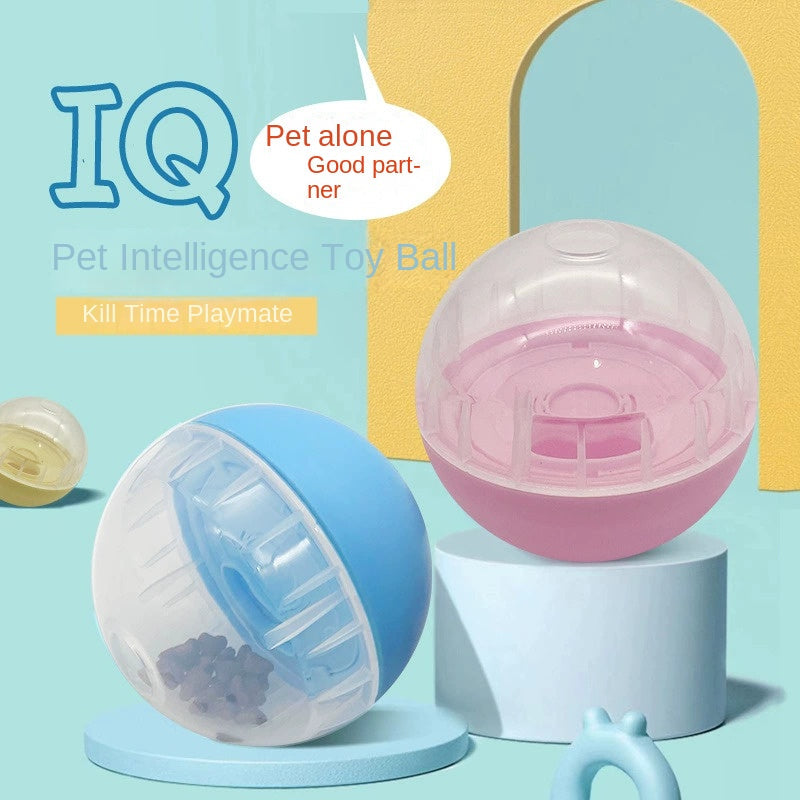Interactive Pet Feeder Ball for Boredom Relief at Home