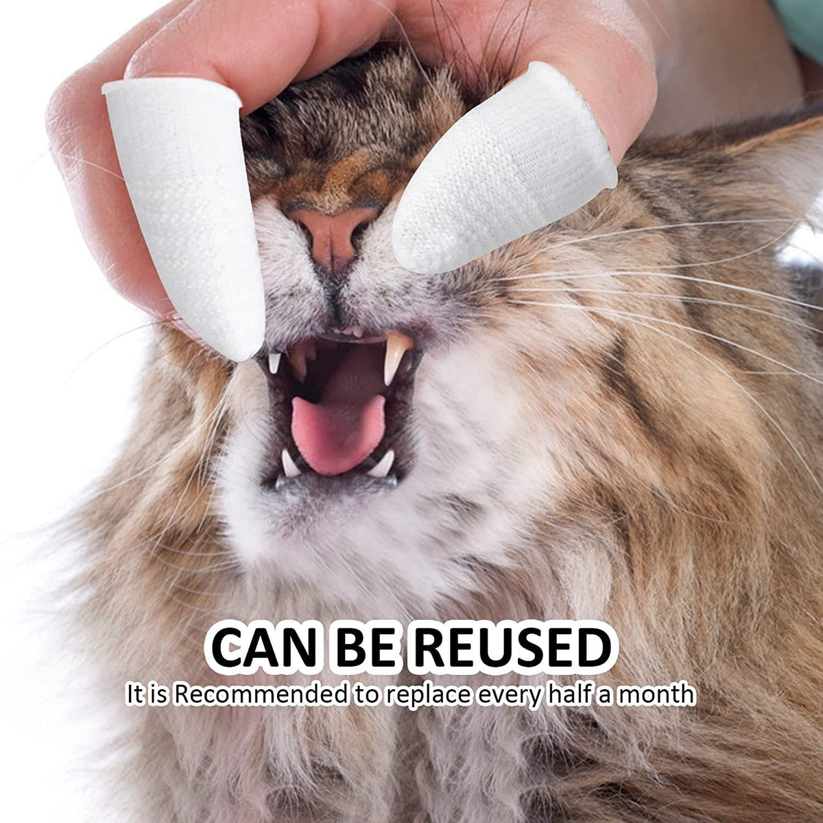 Pet Finger Toothbrush for Dogs & Cats, Easier Brushing