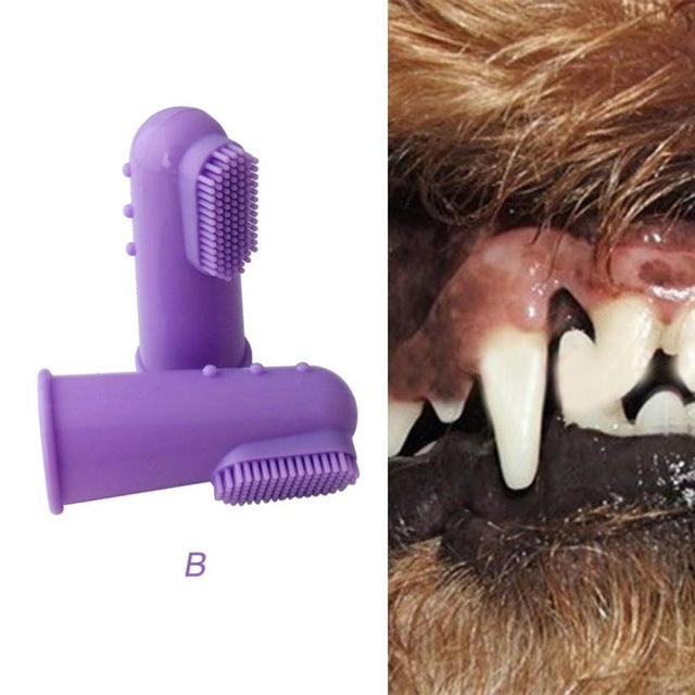 Pet Finger Toothbrush for Dogs & Cats: Easy Dental Care