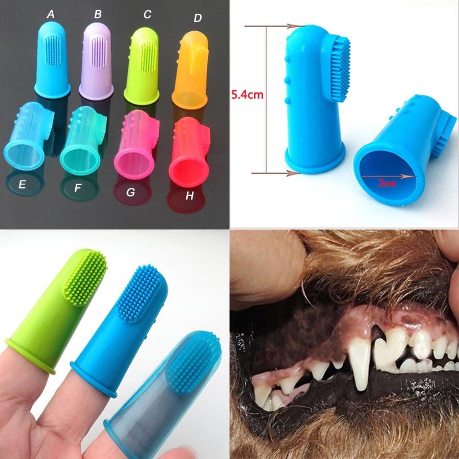 Pet Finger Toothbrush for Dogs & Cats: Easy Dental Care