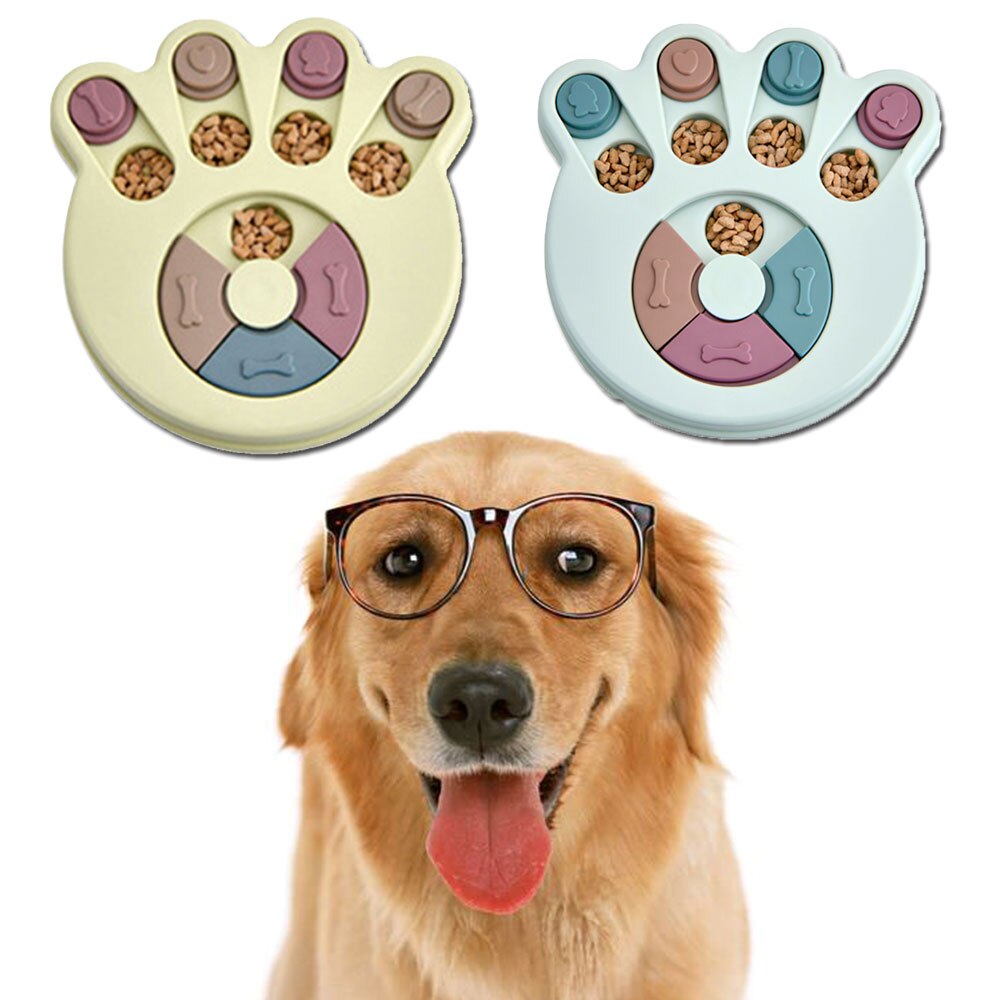 Puzzle Dog Bowl for Slow, Interactive Dog Feeding Games