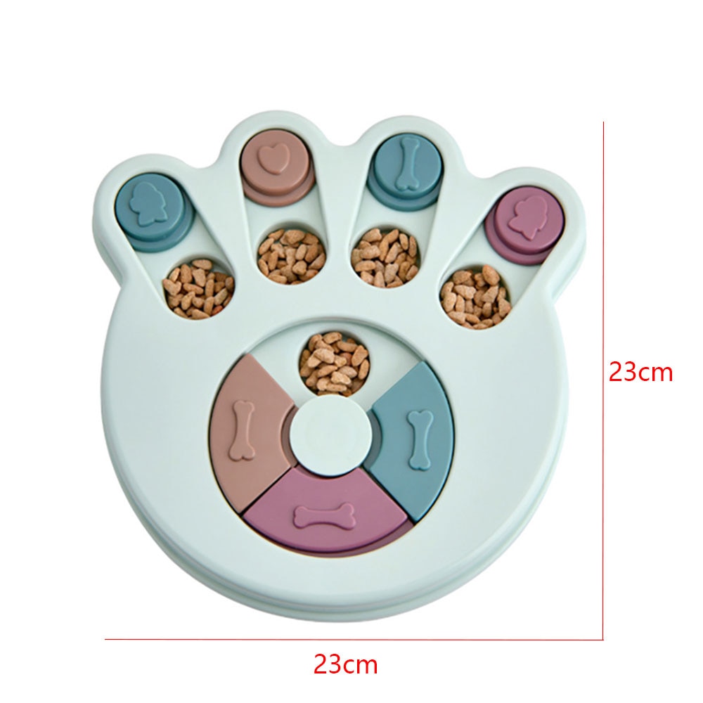 Puzzle Dog Bowl for Slow, Interactive Dog Feeding Games