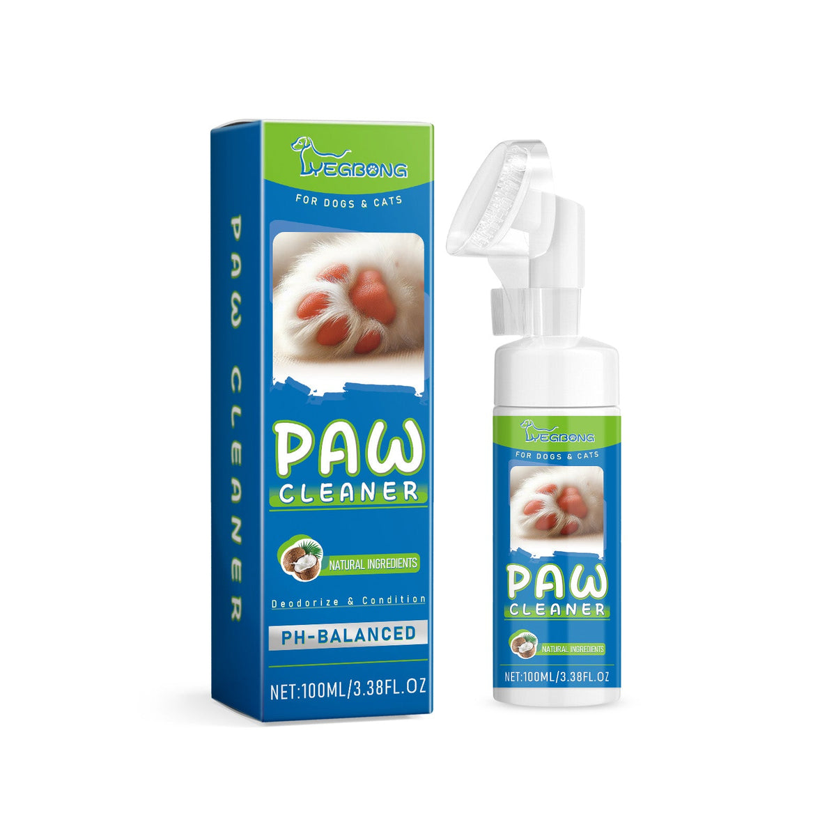 Pet Paw Cleaner Foam for Soft, Fresh Paws at Home