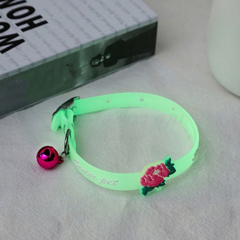 Glowing Pet Collar for Nighttime Walk Visibility & Style