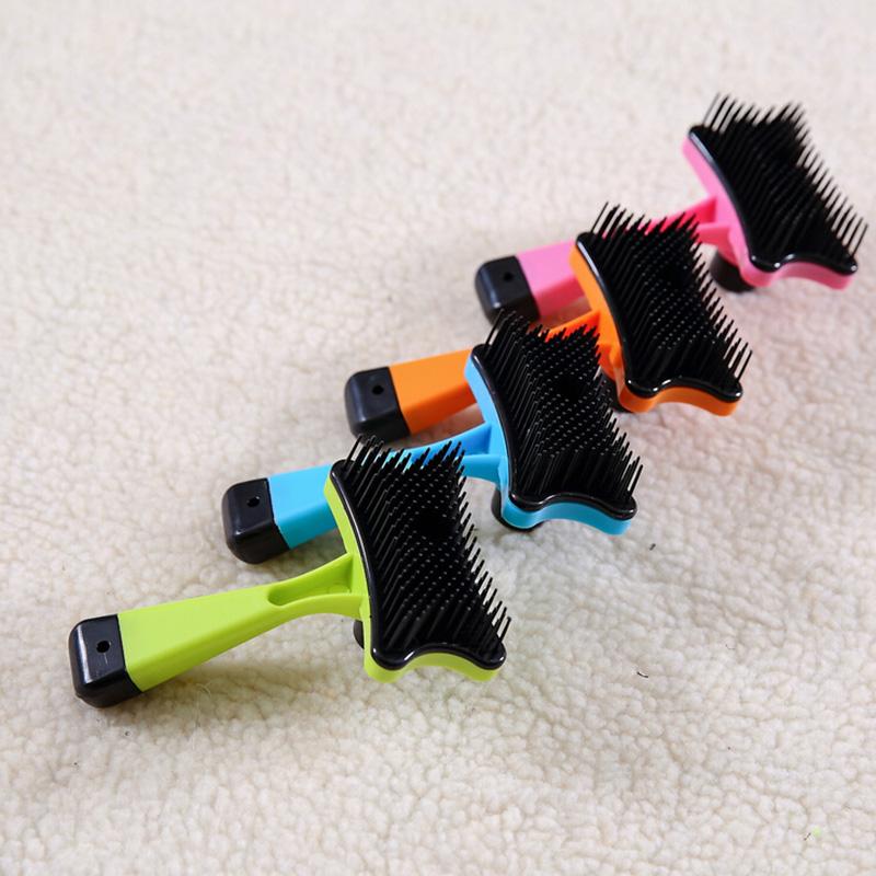 Self-Cleaning Pet Slicker Brush for Dog & Cat Grooming