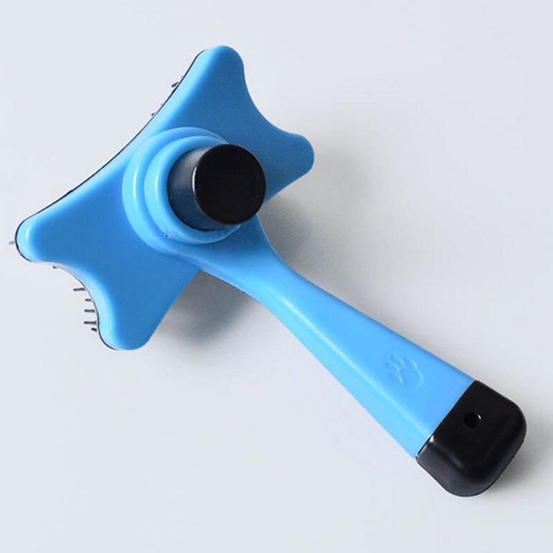 Self-Cleaning Pet Slicker Brush for Dog & Cat Grooming