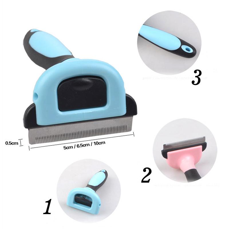 Pet Deshedding Comb for Dogs & Cats, Loose Undercoat