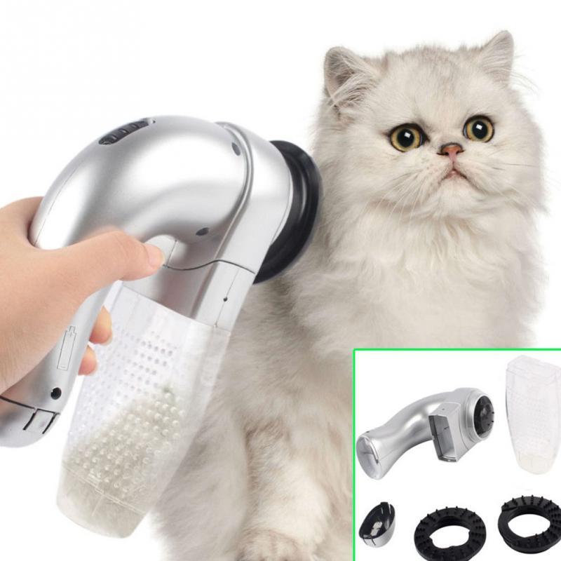 Cordless Pet Hair Remover Grooming Vacuum for Dogs & Cats